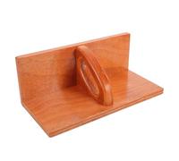 Holibanna Blocco di Spinta in Legno per Tagliacarte Manuale, Strumento Versatile per Scrapbooking Impugnatura Ergonomica, per Ufficio e Lavori di Precisione