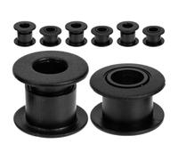 Holibanna Boccole Robuste in Plastica Nera per Aste da 8mm , Design Elegante e Funzionamento Fluido 4 Paia Set Cuscinetti Maschili e Femminili per Tavolo da Calcio Balilla