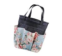 Holibanna Borsa Da Doccia Cestino Organizer Per Articoli Da Toeletta Pieghevole e Portatile Per Shampoo Bagnoschiuma Sapone Ai Fiori Asciugamani Ecc Utilizzabile Come Borsa Da Piscina Fitnes