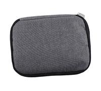Holibanna Borsa Organizer Per Cinturini e Cavi Pochette Compatta e Leggera Con Cerniera Per Orologi Cavi Di Ricarica e Auricolari Pratica e Resistente Alla Deformazione Grigia