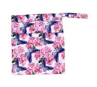 Holibanna Borsa Per Pannolini Oversize Doppia Cerniera Tpu Resistente, Borsa Organizer Lavabile Due Tasche Per Pannolini Bagnati e Asciutti, Per Viaggi e Passeggino