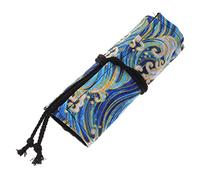 Holibanna Borsa Portatile per Roll Up Stile Astuccio Capacità con Scomparti per Articoli Cancelleria e Decorazione Tavolo