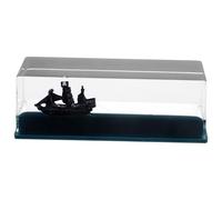 Holibanna Bottiglia da Deriva Nave da Crociera in Acrilico Nero, Decorazione Desktop Unica e Creativa Effetto Decorativo e Funzione Inaffondabile, Regalo la Camera da Letto