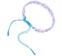 Holibanna Bracciale Intrecciato Regolabile Unisex Stile Rainbow Bracciale Colorato Per Orgoglio Lgbt Accessorio Alla Moda Per Festività e Occasioni Speciali
