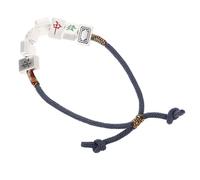 Holibanna Bracciale Woven Stile Mahjong Con Charm Retro Bracciale Intrecciato Unisex Per Compleanni e Festività Accessorio Alla Moda Per Uomini e Donne