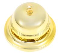 Holibanna Campanello da Tavolo Campanello di Servizio Manuale Riutilizzabile in Lega Oro Colore Casuale Stili multipli e Addestramento per Pet e Attività Stili multipli