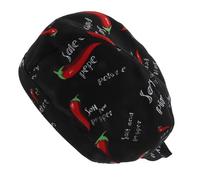 Holibanna Cappello Da Cuoco Con Design Peperone Piccante Per Cameriere e Chef Berretto Lavoro Uomo e Donna Per Cucina Ristorante Cappellino Cuffia Lavoro Antisporco Leggero e Confortevole
