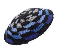 Holibanna Cappello Ebraico Yarmulke Uomo in Cotone Leggero e Traspirante, Design Rotondo e Stile Versatile per Uso Quotidiano e Attività Outdoor