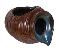Holibanna Cascata Piccola in Ceramica Vaso Esterno Fontana Mini da Giardino Circolazione dell'Acqua Decorazione per Cortile