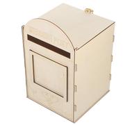 Holibanna Cassetta Postale in Legno D’Epoca Resistente alla Pioggia Cassetta dei Suggerimenti per Esterni Ampia Capienza Porta Posta Vintage da Parete per Villa e Giornali