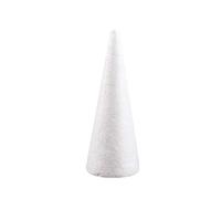Holibanna Centrotavola Albero Di Natale Cono Bianco Coni in Espanso Decorazioni Scrivania Stampo Da Torta Bambini Cone Craft Di Grandi Dimensioni Bambino Bianca Modello