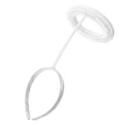 Holibanna Cerchietto Aureola da Angelo Bianco per Donna e Ragazza, Accessorio Versatile Facile da Indossare per Festa degli Innamorati e Eventi Scolastici