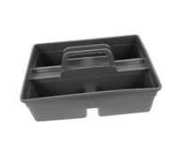 Holibanna Cestino Porta Attrezzi Portatile faccende domestiche Pulizia per Prodotti per la Pulizia MOP TORTO Pulizia del Bagno Trasporto Portatile con Maniglia Pulizia della plastica pp Grey