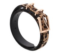 Holibanna Cintura Donna Stampa Leopardata Pelle Sintetica Regolabile Sottile Jeans Elegante