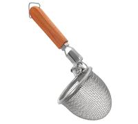 Holibanna Colino per Pasta Acciaio Inossidabile con Ergonomico Setaccio Rete Fine per Cottura e Scolatura Noodles Verdure e Frittura Resistente Cucina Professionale