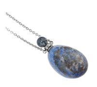 Holibanna Collana Con Pendente Diffusore Naturale Per Profumi Ciondolo Cristallo Semi- Per Meditazione e Chakra Per e