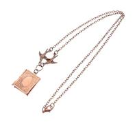 Holibanna Collana Con Scatola Di Foto Di Rondini Collana Di Dichiarazione Per Le Donne Roba Alla Moda Per Ragazze Adolescenti Gioielli Pirata Vintage Da Donna Punk Brown Lega