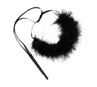 Holibanna Collana Girocollo da Donna Pendente Piuma Nera, Regolabile, Leggera e Versatile, Adatta per Feste e Compleanni, Design Elegante per Uso Quotidiano