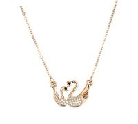 Holibanna Collana Pendente Forma Di Cigno Per Donne Design Semplice e Elegante Decorazione Per Collo Perfetta Per Occasioni Speciali e Vita Quotidiana