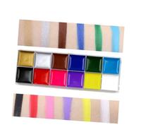 Holibanna Colore Dell'olio Dipinto Halloween Pittura Corpo Vernice per Gracchi Vernice Trucco Cosplay Tavolozza Colori per Il