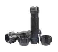 Holibanna Connettore in Plastica per Alluminio Pagaia da 28mm Nero Resistente alla Ruggine, Facile da Assemblare, per Pagaie di Barche e Canoe