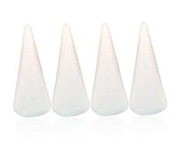 Holibanna Cono Schiuma Fai da Te per Bambini 4 Pezzi Materiale Sicuro per Lavori Artigianali Coni Decorativi per Centrotavola e Progetti Creativi
