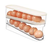 Holibanna Contenitore Per Uova Distributore Automatico Per Frigorifero Rotelle Portauova Per Conservazione Domestica Organizzatore Per Cucina Scomparti