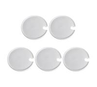 Holibanna Coperchi per Tazza Materiale Alimentare Sicuro in Ceramica Bianca Set 5 Pezzi Design Creativo e Beccuccio a Cucchiaio come Regalo per Inaugurazione Casa