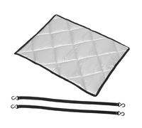 Holibanna Copertura Isolante Alimentare Termica Mantieni Cibo Caldo e Fresco Coperta Insulata Per Asporto e Viaggio Resistente e Leggera Per Pizza Bbq Spese Parte Nera e Argento