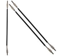 Holibanna Cordiera per Violino 4/4 in Filo D'acciaio Nero 3 Pezzi, Accessorio Stabile per Coda, Migliora le Prestazioni del Violino
