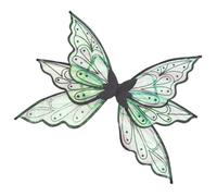 Holibanna Costume Cosplay Di Farfalla Per Ragazze Accessorio Per Festa e Performance Eleganti Con Glitter Per Piccole Fate e Principesse