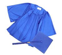 Holibanna Costume Laurea con Cappello Laurea e Nappa con Zip Nascosta e Pieghe Resistenti per Scuola e Elementare Cerimonia Graduation Cap And Gown