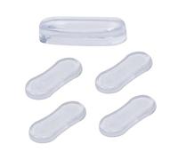 Holibanna Cuscinetti Ammortizzanti Per Coperchi Wc Trasparenti Autoadesivi Set 5 Pezzi Paraurti Per Sedile Del Water Rotondo Guarnizioni Silenziose e Facili Installare Protezione Duratura