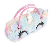Holibanna Custodia Occhiali Unicorno in Morbido Tessuto Con Manico Portatile Protezione Antigraffio Per Ragazze Regalo Per Bambine Leggera e Facile Da Trasportare