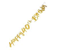 Holibanna Decorazione Banner Compleanno Anni Striscione Festivo Per Festa Compleanno Atmosfera e Foto Booth Per Celebrare Tuo