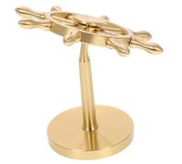 Holibanna Decorazione in Ottone Piccolo Timone Marino Ornamento Creativo Casa Ufficio Desktop Mediterraneo