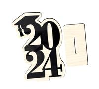 Holibanna Decorazione Tavolo Legno Per Laurea Centrotavola Festivo Accessorio Per Feste Di Laurea Di Benvenuto Per Celebrazioni e Foto