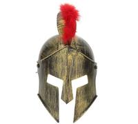 Holibanna Elmo da Cosplay in Pvc Dorato, Casco Antico Unico per Carnevale e Halloween, Comodo da Indossare per Feste e Spettacoli a Tema