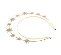 Holibanna Fascia Per Con Stella Sei Punte Accessorio Elegante Per Matrimonio e Feste Cerchietto Boho Con Strass Per Cerimonie e Occasioni Speciali