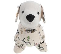 Holibanna Fermaporta Cane Carino e Lino Sabbia Stabile, Protezione Muro e Design Adorabile per Soggiorno e Studio, Fermaporta Animale Decorativo e Funzionale
