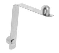 Holibanna Fibbia a Scheggia a Molla Per Stampella in Acciaio, Clip a Scatto v Regolabile Per Bastone Da Passeggio, Accessori Per Supporto e Campeggio