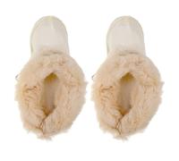 Holibanna Fodera per Pantofole Calda Invernale in Peluche Morbido con Foro e Clip Perle, Inserti Rimovibili per Zoccoli Pelosi Taglia 38-39, Solette Comode per Scarpe da Neve e Uso