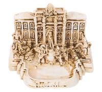 Holibanna Fontana di Trevi Miniatura in Resina, Statuetta Edificio Chiesa per Decorazione da Tavolo in Ambienti Domestici, Ufficio e Souvenir