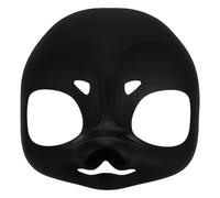 Holibanna Fursuit Base Testa Nero 3D Stampato Maschera Gatto Maschera Taglio Base Testa Diy Maschera di Plastica Puntelli Per Kawaii Maskerade Party