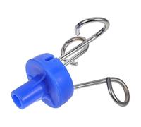 Holibanna Gancio Per Asta Portaflebo in Acciaio e Plastica Accessorio Per Struttura Sanitaria Parte Per Supporto Infusione