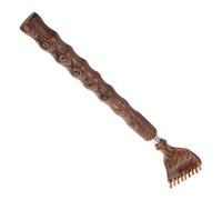 Holibanna Grattaschiena Retrattile Strumento Grattaschiena Manuale Legno Naturale Versatile Compatto Prurito Sollievo
