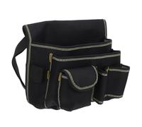 Holibanna Kit Di Riparazione Borse Per Attrezzi Da Carpentiere Imbottito Borsa Degli Attrezzi Da Elettricista Uomini Cinture Per Attrezzi Da Costruzione Da Uomo Carpenters Panno Oxford Nero