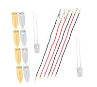 Holibanna Kit Educativo Esperimenti Batteria Frutta per Elettrodi Plug In Sicuri Piastre Rame e Zinco Materiali Completi per Progetti Scientifici Conversione Casa e Scuola