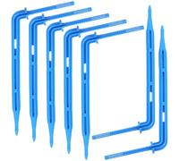 Holibanna Kit Irrigazione Automatica per Piante da Interno 100 Picchetti Goccia in Plastica, Facile da Installare e Portatile per Vasi e Copertura Terreno
