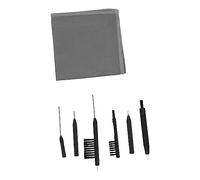 Holibanna Kit Pulizia Per Apparecchi Acustici Set 7 Pezzi Spazzolino e Accessori Manutenzione Pulitore in Pvc Per Amplificatori Uditivi Facile Usare e Riporre Per Utenti Apparecchi Acustici